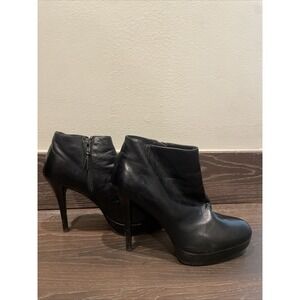 Stuart Weitzman Black Booties  Size 6 M Platform Stiletto heels